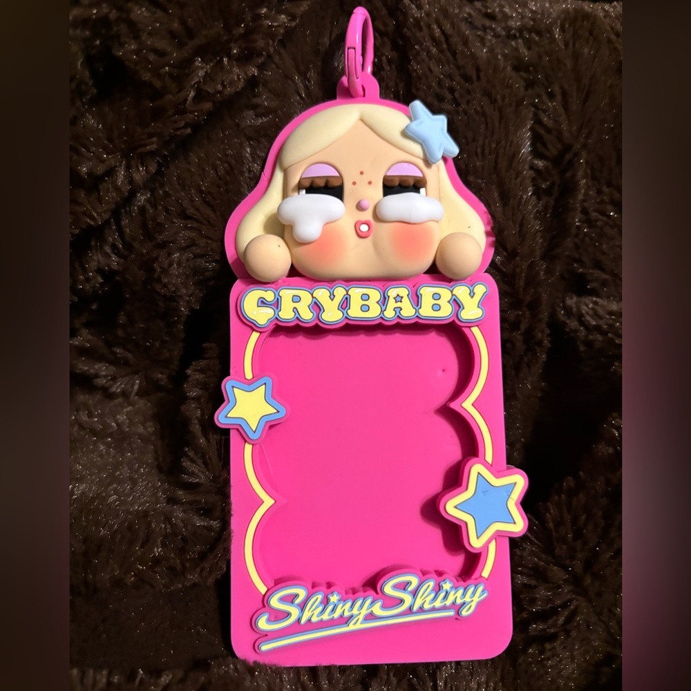 POP MART CRYBABY Crying Again Series - Storage Bag-pink